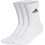 Adidas Performance Cushioned Crew Ανδρικές Κάλτσες Ψηλές Λευκές 3Pack HT3446