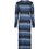 Pepe Jeans Colombre Midi Καθημερινό Φόρεμα Πλεκτό Navy Μπλε PL9537713-594