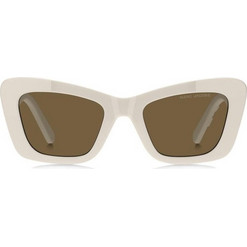 Marc Jacobs MARC864S SZJ70 Γυναικεία Γυαλιά Ηλίου Πεταλούδα Κοκάλινα Λευκά με Καφέ Φακό