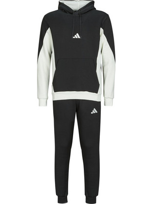 Adidas Ανδρικό Σετ Φόρμας Fleece με Λάστιχο Μαύρο KB5264