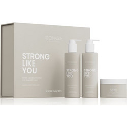 Iconique Strong Like You Σετ Θεραπείας Μαλλιών Conditioner 250ml + Μάσκα 200ml + Σαμπουάν 250ml