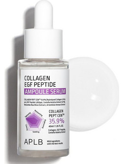 APLB B Collagen EGF Peptide Ampoule Serum Προσώπου για Σύσφιξη με Κολλαγόνο 40ml