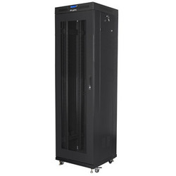 Lanberg FF01-6642-23BL Επιδαπέδια Καμπίνα Rack 42U 60x60x202cm