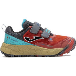 Joma Adventure Παιδικά Αθλητικά Παπούτσια για Τρέξιμο Κόκκινα Μπεζ Γαλάζια JADVS2506V