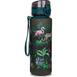 CoolPack Jungle Παιδικό Παγούρι Πλαστικό Μαύρο 600ml