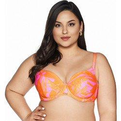 Ava Bikini Top Πορτοκαλί Ροζ SK214