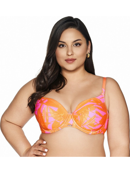 Ava Bikini Top Πορτοκαλί Ροζ SK214