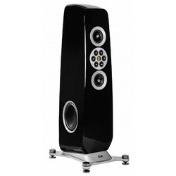 Elac Concentro M807 Ζεύγος Ηχείων Hi-Fi Δαπέδου 300W 4 Δρόμων Black Grey