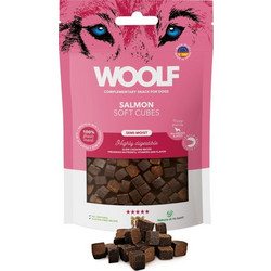 Woolf Soft Cubes with Salmon 100gr