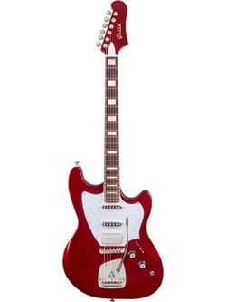 Guild Surfliner Deluxe Ηλεκτρική Κιθάρα Alternative με Μαγνήτες SSH & Ταστιέρα Rosewood Scarlet Red
