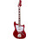 Guild Surfliner Deluxe Ηλεκτρική Κιθάρα Alternative με Μαγνήτες SSH & Ταστιέρα Rosewood Scarlet Red