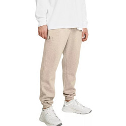 Under Armour Ανδρικό Παντελόνι Φόρμας Fleece με Λάστιχο Μπεζ 1373882-203