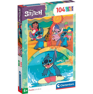 Παιδικό Puzzle Clementoni Super Color Disney Stitch 104 Κομμάτια