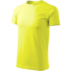 Malfini Ανδρικό Αθλητικό T-Shirt Κίτρινο MLI-13790