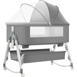 Babywise All in One Λίκνο με Στρώμα Γκρι BW012