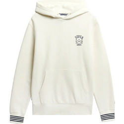Superdry D1 Ovin Athletic Club Ανδρικό Αθλητικό Φούτερ με Κουκούλα Λευκό M2014280A-71D