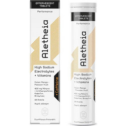 Vican Aletheia High Sodium Electrolytes & Vitamins with Caffeine 18 Αναβράζοντα Δισκία