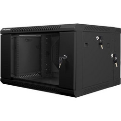 Lanberg WF02-6606-10B Επιτοίχια Καμπίνα Rack 6U 60x60x36.8cm