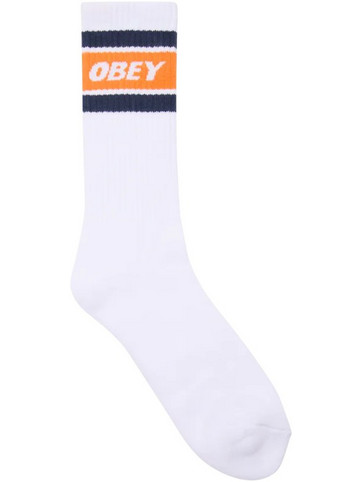 Obey Cooper II Ανδρικές Κάλτσες Ψηλές Λευκές 100260093-WOR