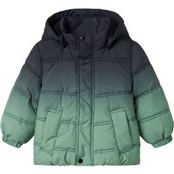 Name It Παιδικό Μπουφάν Χειμωνιάτικο Puffer Αντιανεμικό Πράσινο Mint Navy Μπλε 13243946