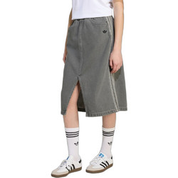 Adidas Παιδική Φούστα Τζιν Ανθρακί JY3561