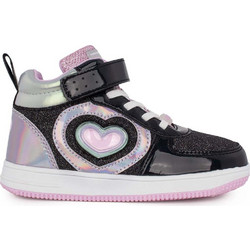 Conguitos Παιδικά Sneakers Μποτάκια με Φωτάκια Μαύρα Ροζ COSH224053