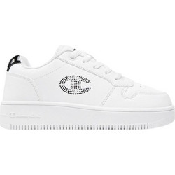 Champion Παιδικά Sneakers Λευκά Μαύρα S32872-WW003