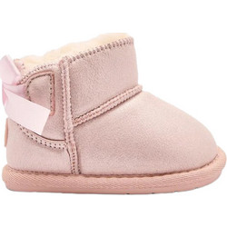 Conguitos Παιδικά Μποτάκια Ροζ Suede με Σκρατς & Γούνα TESH501004