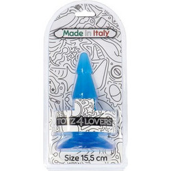 Toyz4lovers Pino Πρωκτική Σφήνα 15.5cm Διαφανής Μπλε
