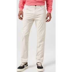 Wrangler Larston Ανδρικό Παντελόνι Ελαστικό Slim Εφαρμογή Εκρού 112350