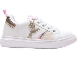 Bopy Isavol Παιδικά Sneakers Λευκά Χρυσά