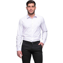 Ben Tailor Ανδρικό Πουκάμισο Βαμβακερό Μακρυμάνικο Slim Fit Λευκό BENT.0566