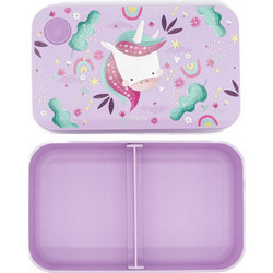 Sassi Sparkly The Unicorn Πλαστικό Παιδικό Δοχείο Φαγητού Λιλά 700ml