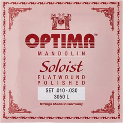 Optima 3050L Lenzner Soloist Σετ 8 Χορδές Μαντολίνου Pure Nickel 30" Light Tension