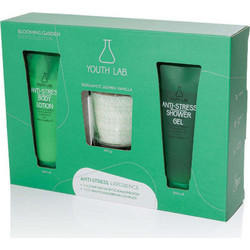 Youth Lab Blooming Garden Anti-Stress Body Lotion 200ml + Shower Gel 200ml + Candle