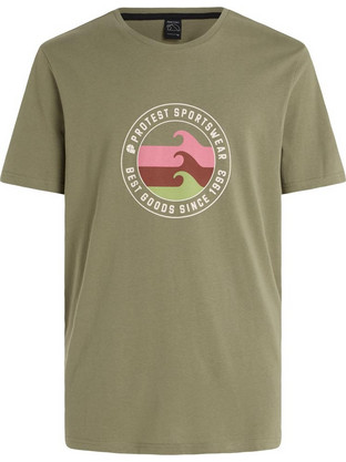 Protest Prtsharm Ανδρικό Αθλητικό T-Shirt Χακί 1712331-476