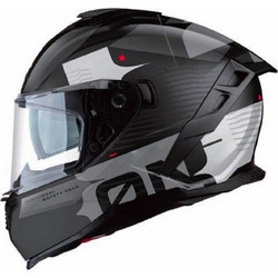 Pilot Helmets Corsair SV On Black Grey Matt White Κράνος Μηχανής Full Face 1550gr
