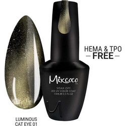 Mixcoco 01 Cat Eye Ημιμόνιμο Βερνίκι Νυχιών 15ml