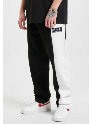 Ecko Unltd Ανδρικό Παντελόνι Φόρμας Μαύρο Λευκό ECKOSP1069-00826