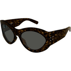 Saint Laurent SL854 002 Γυναικεία Γυαλιά Ηλίου Oversized Κοκάλινα Μαύρα με Μαύρο Φακό