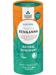 Ben & Anna Aloe Vera Φυσικό Αποσμητικό Stick Χωρίς Αλουμίνιο 40gr