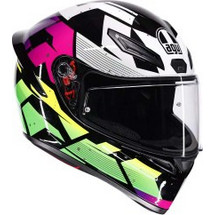 AGV K1 S Pankpulse Black Purple Lime Κράνος Μηχανής Full Face 1500gr