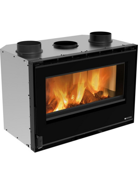La Nordica 80 Crystal Evo 2.0 Ventilato Ενεργειακό Τζάκι Κασέτα Αερόθερμο Ξύλου Ίσιο 7.4kW