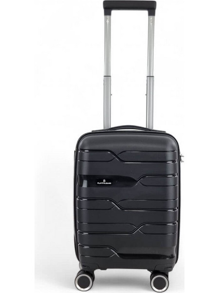 Playbags Collection PP8006 Βαλίτσα Καμπίνας 45x30x17cm με 4 Ρόδες Μαύρη