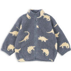 Konges Slojd Παιδική Ζακέτα Fleece με Φερμουάρ Γκρι Μπεζ KS103479-D