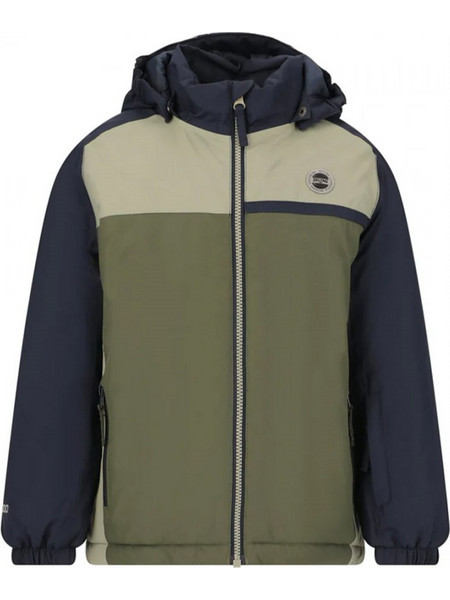 Zig-Zag Αθλητικό Παιδικό Μπουφάν Χειμωνιάτικο Softshell Αδιάβροχο Αντιανεμικό Χακί Navy Μπλε Z243011-3048