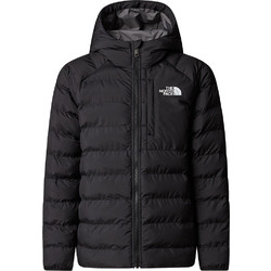 The North Face Αθλητικό Παιδικό Μπουφάν Χειμωνιάτικο Puffer Αδιάβροχο Αντιανεμικό Μαύρο Γκρι NF0A88UEWOO