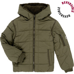 Ikks Παιδικό Μπουφάν Χειμωνιάτικο Puffer Χακί X242063-56