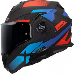 LS2 FF901 Advant X Nova Matt Black Red Blue Κράνος Μηχανής Flip-Up 1600gr