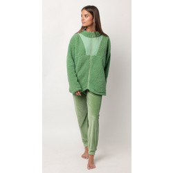Admas Γυναικεία Ρόμπα Χειμωνιάτικη Fleece Πράσινη 67304
